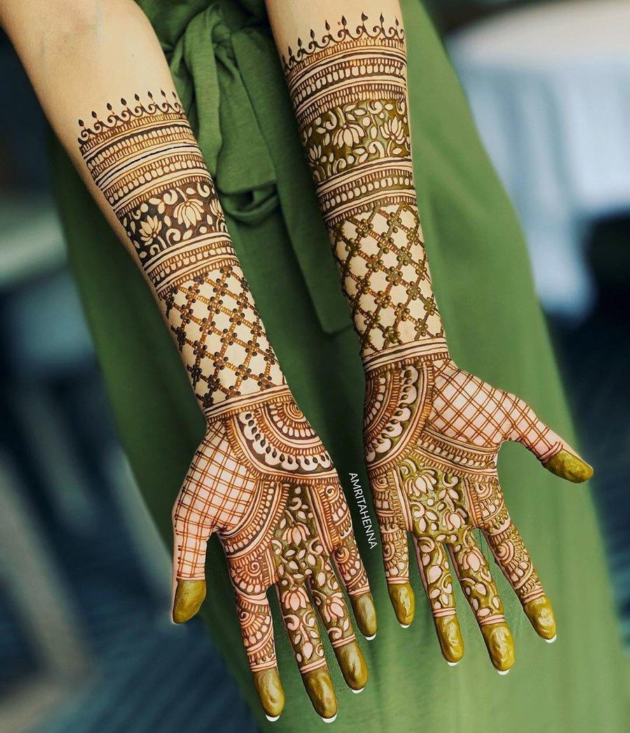 Top 20+ Full Hand Mehndi Design to Pick This Wedding Season ...