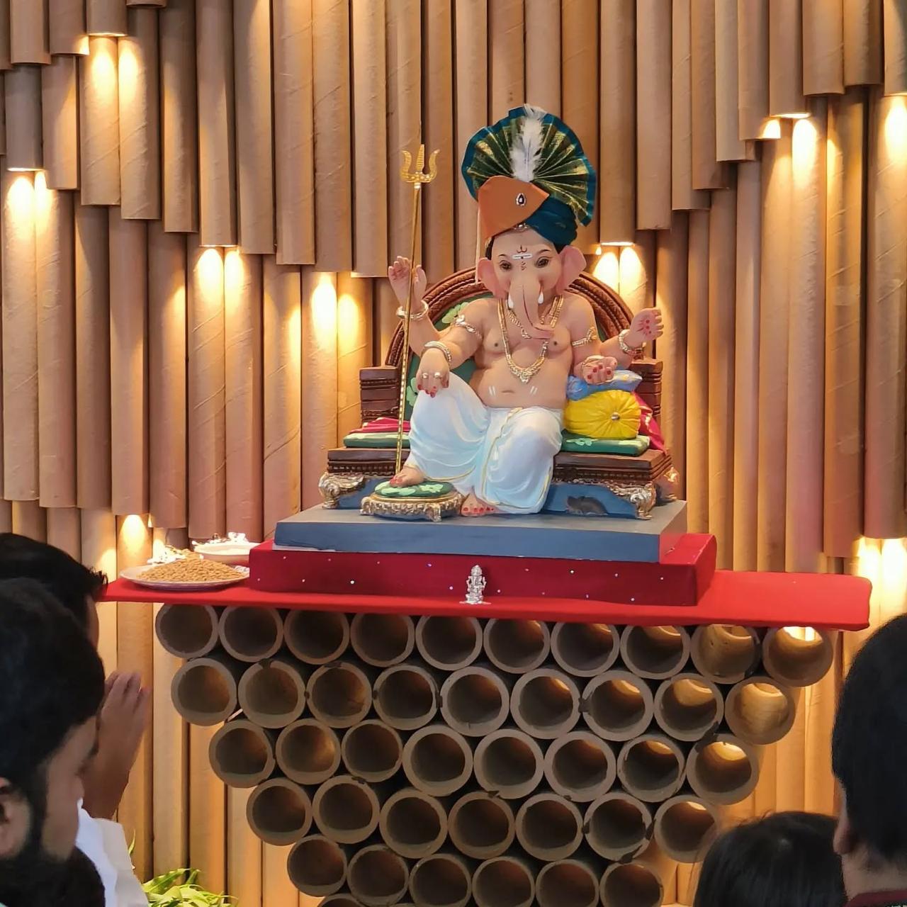 Ganesh Chaturthi Board Decoration