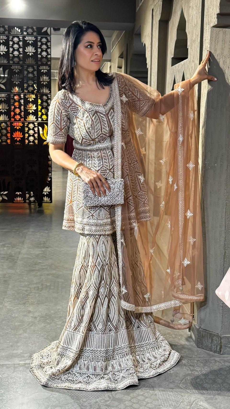 Special Occasion Wear Designer Stylish Sharara-gharara Suits Heavy  Embroidery Work Pakistani Indian Woman's Wear Salwar Kameez Dupatta Dress -  Etsy