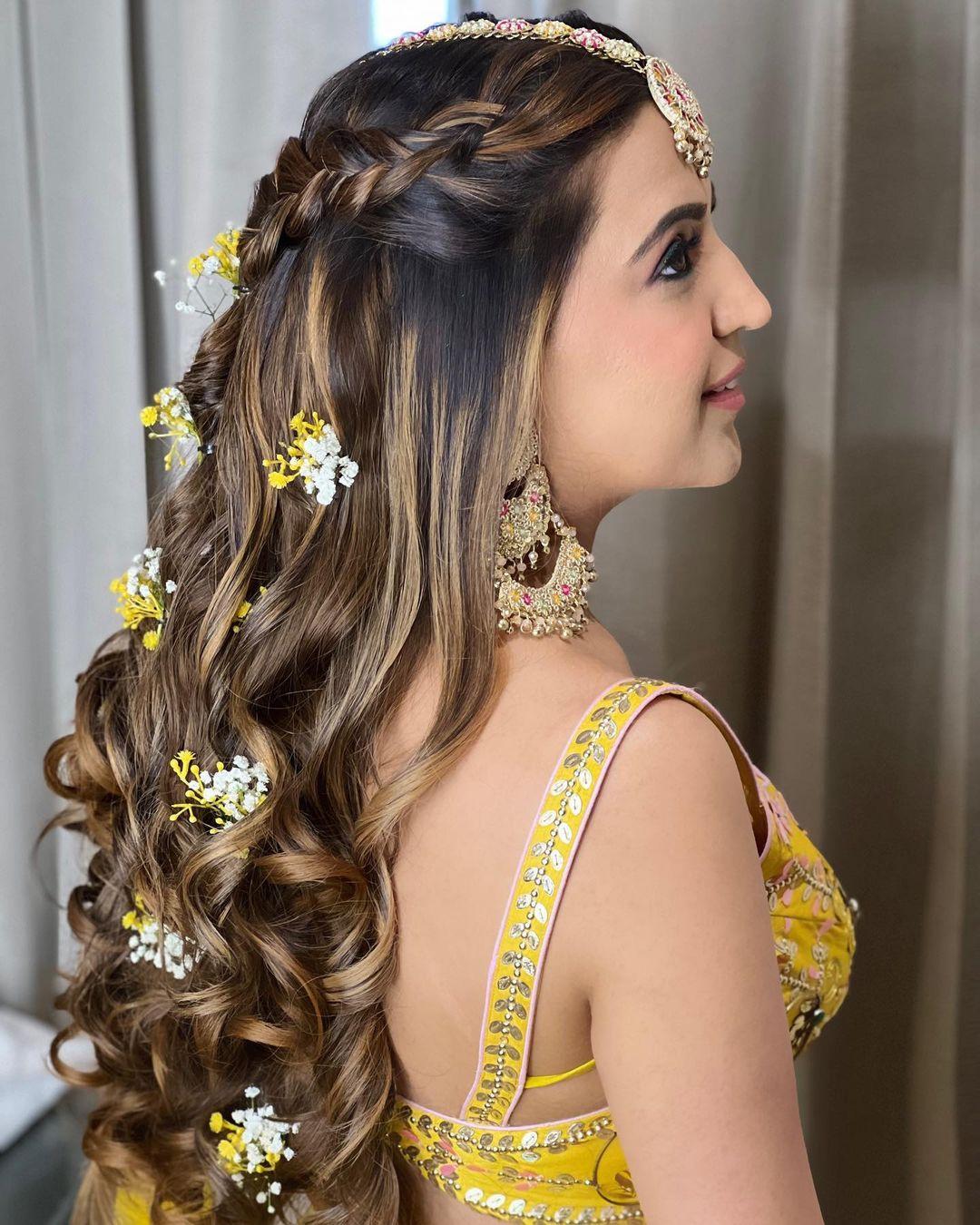 Most Beautiful Front Hairstyle for Girls | Front hairstyle | Wedding  hairstyle | hair style girls - YouTube