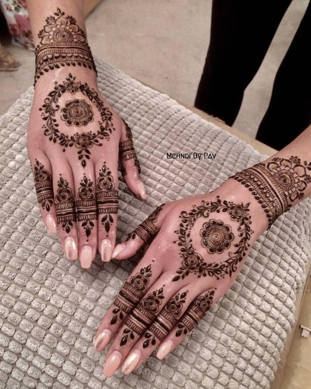 50 Gol Tikki Mehndi Design (Henna Design) - October 2019 | Circle mehndi  designs, Mehndi designs for kids, Basic mehndi designs