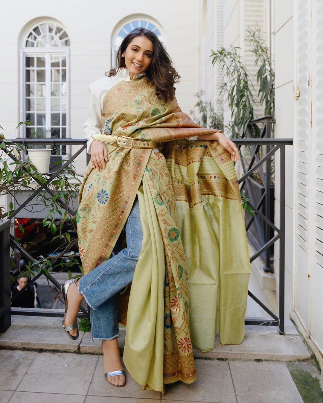 20 Beautiful Designs of Dhoti Sarees For Women in Fashion