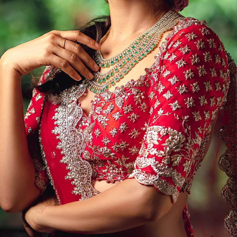 Maroon Silk Saree Wedding Saree South Indian Saree - Etsy Norway