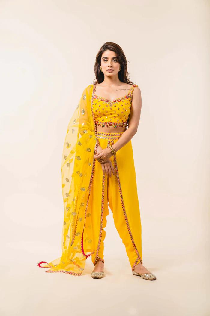 Buy YELLOW HALDI DRESS Online In India - Etsy India