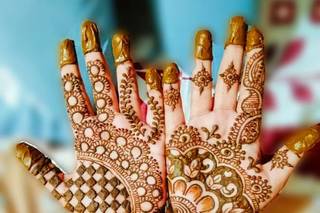 henna full hand mehndi design