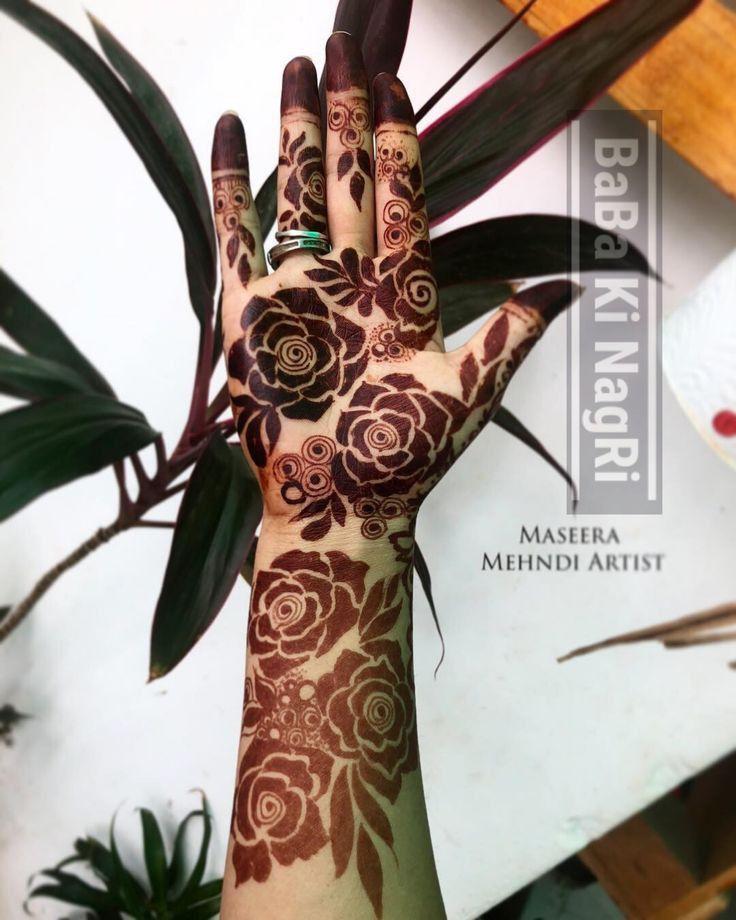 piche ka mehandi ka design dikhaiye - mehandi lagane ka sabse aasan tarika  - Zeenath's wo... | Mehndi patterns, Mehndi ka design, Henna hand tattoo