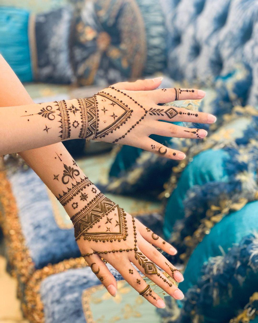45+ Simple Full Hand Mehndi Designs, Full Hand Mehndi Designs