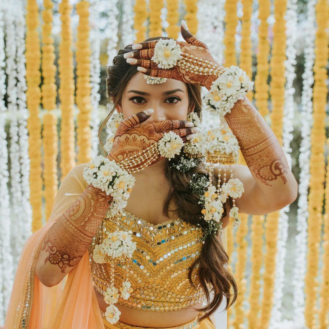 Haldi flower store ornaments