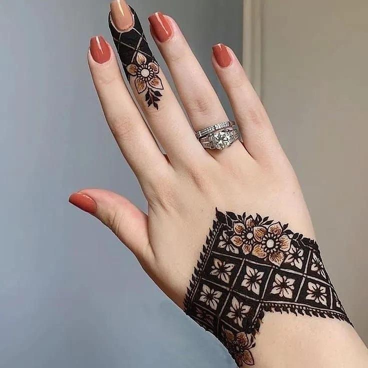 31 Finger Mehndi Design That Will Add Charm To Your Look-baongoctrading.com.vn