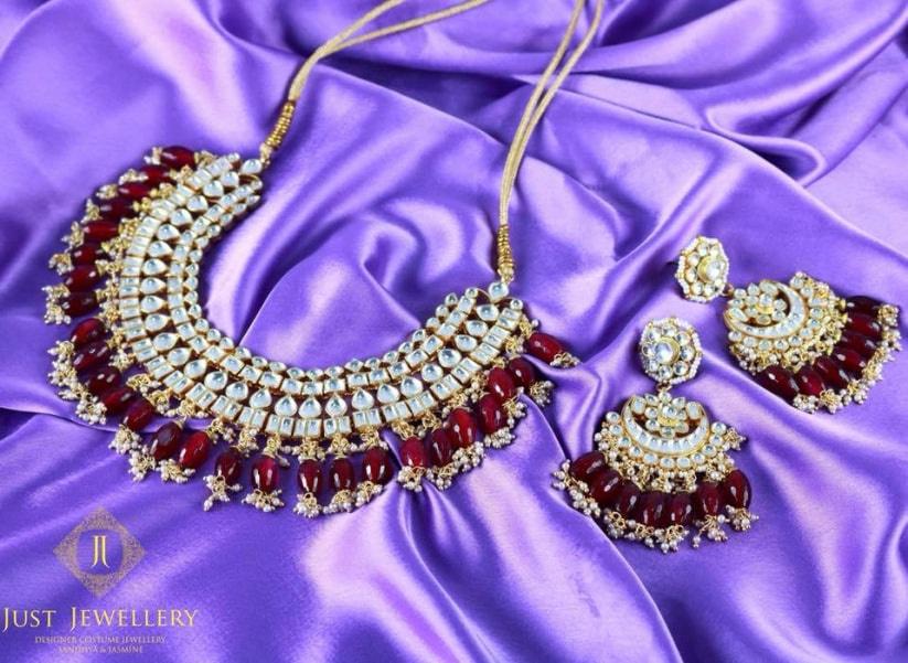 Kundan hot sale designer jewellery