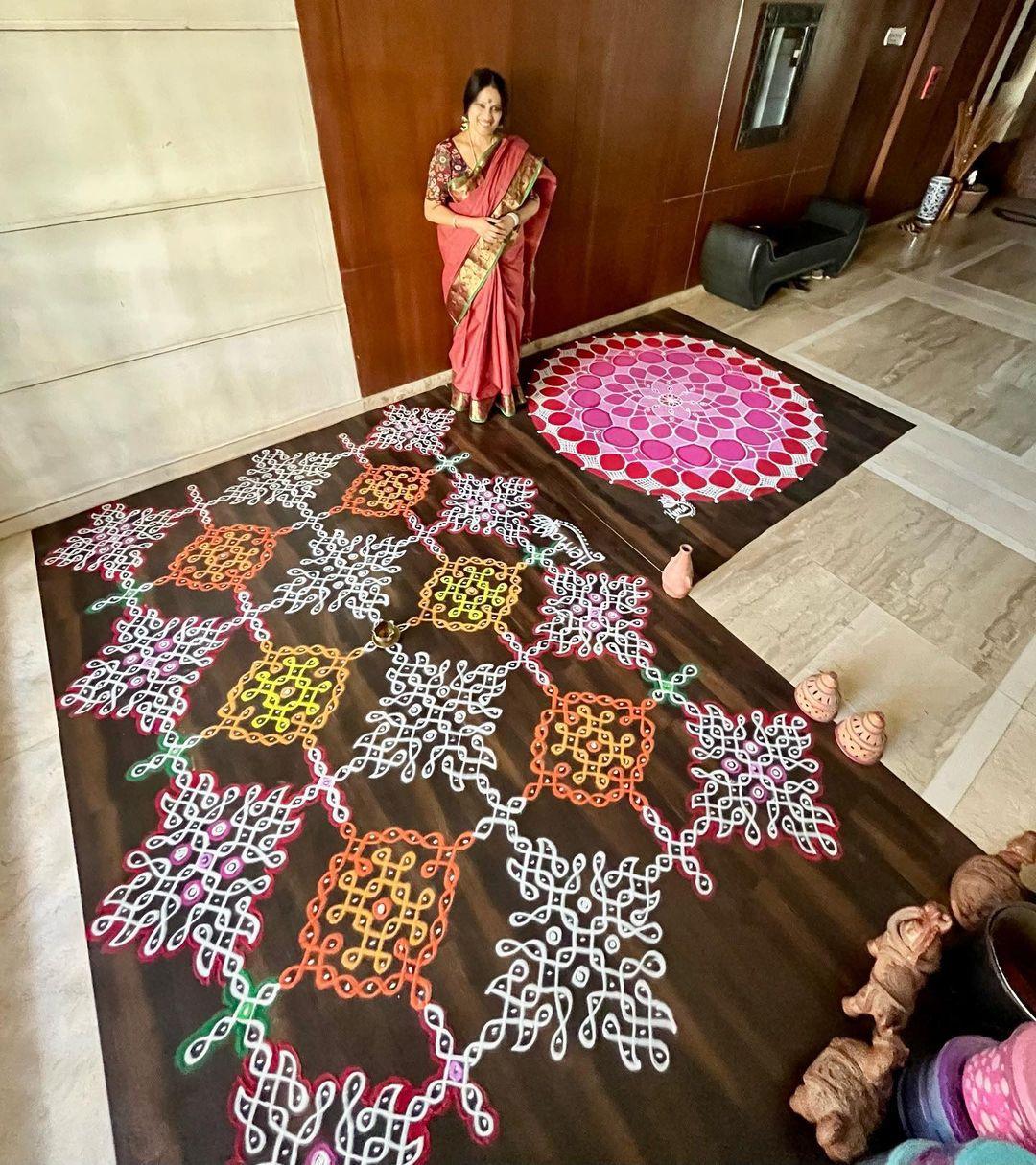 Simple Rangoli Kolam Patterns