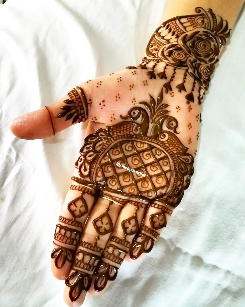Prettiest Jaal Mehndi Designs We Spotted on Instagram For To-Be-Brides! | Mehndi  designs, Mehndi designs for hands, Mehendi designs