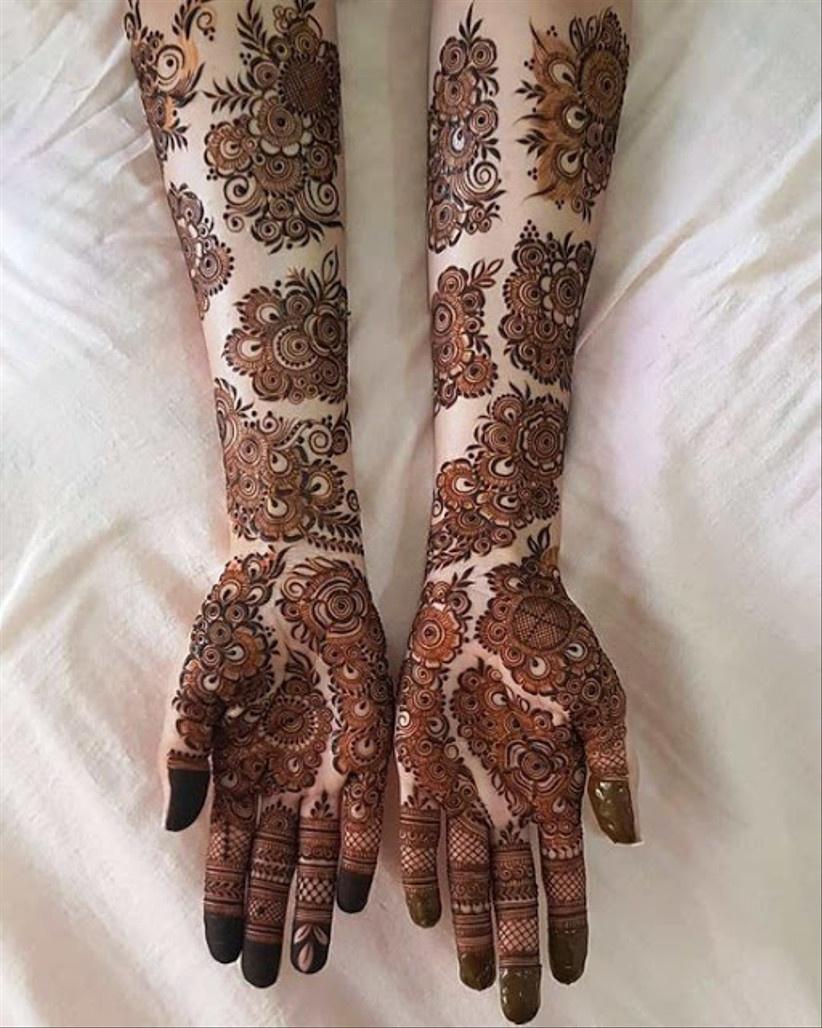 Full Hand Mehndi Arabic In Hindi | full hand arabic mehndi design |  HerZindagi