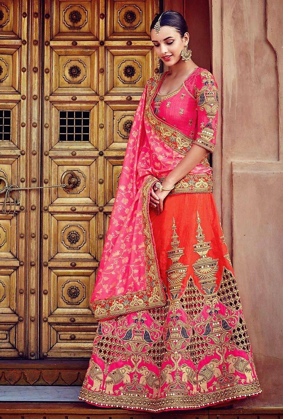 Ghagra sarees 2024 for marriage