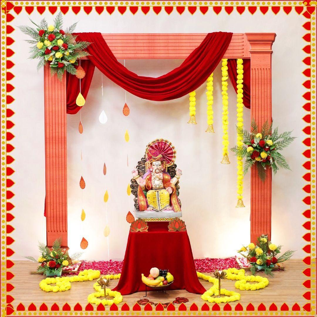 Ganesh Chaturthi Board Decoration Ideas for School