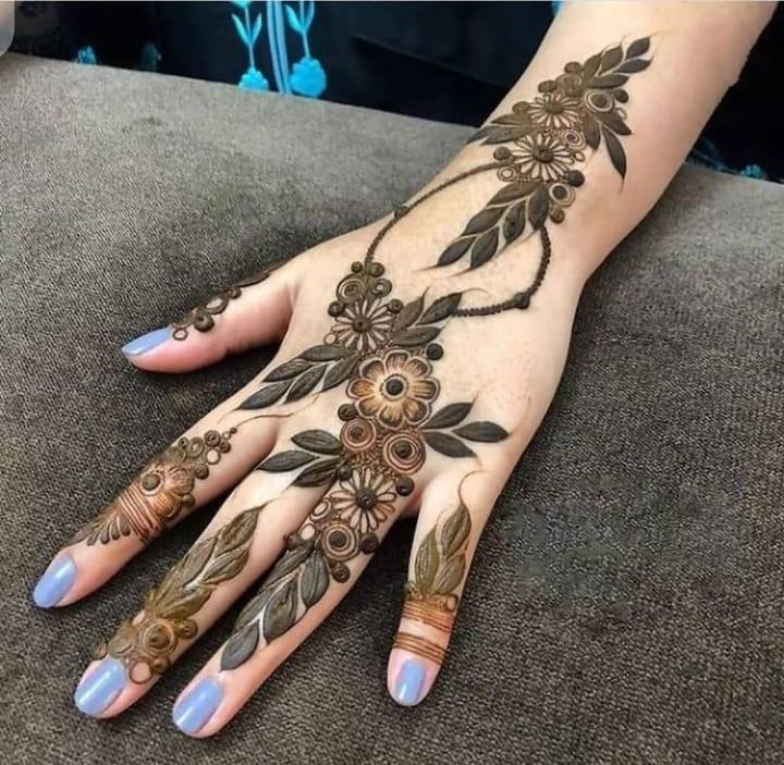 arabic mehndi designs back hand