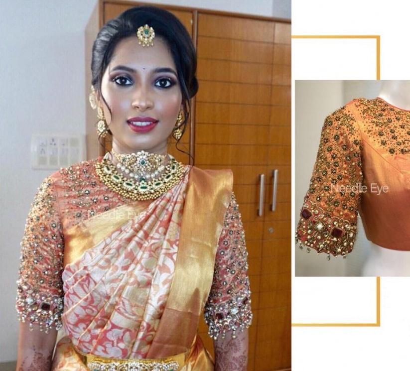 Pochampally #ikkat #Silk ( #Pattu ) #Sarees Available for ready to Ship. |  Ikkat silk sarees, Simple embroidery designs, Wedding saree blouse designs
