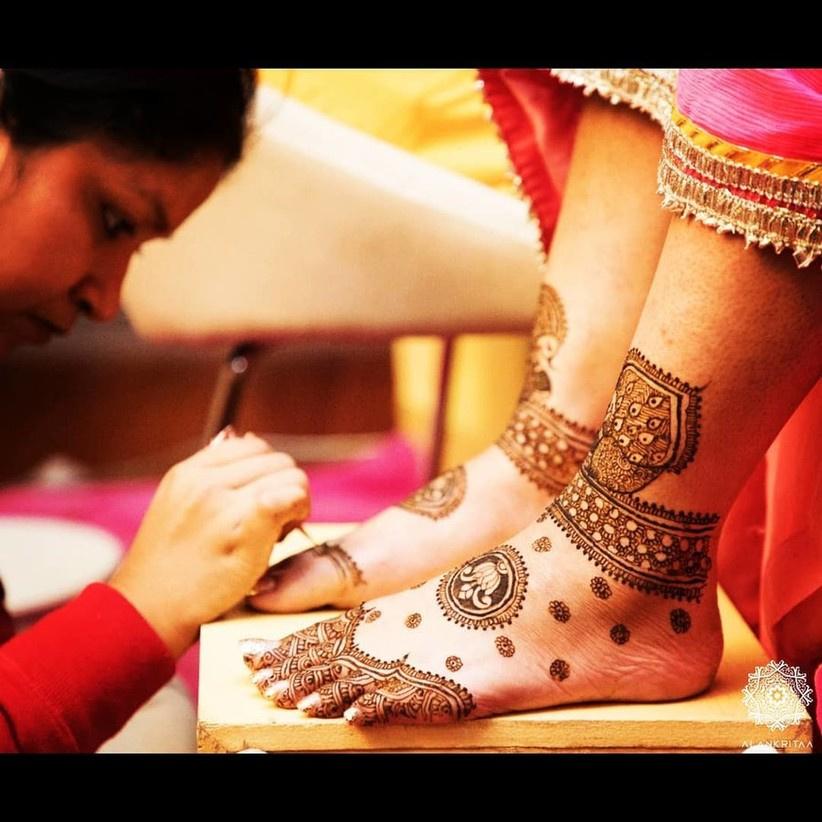 Top 51+ Leg Mehndi Designs (Latest and Trending) | WeddingBazaar