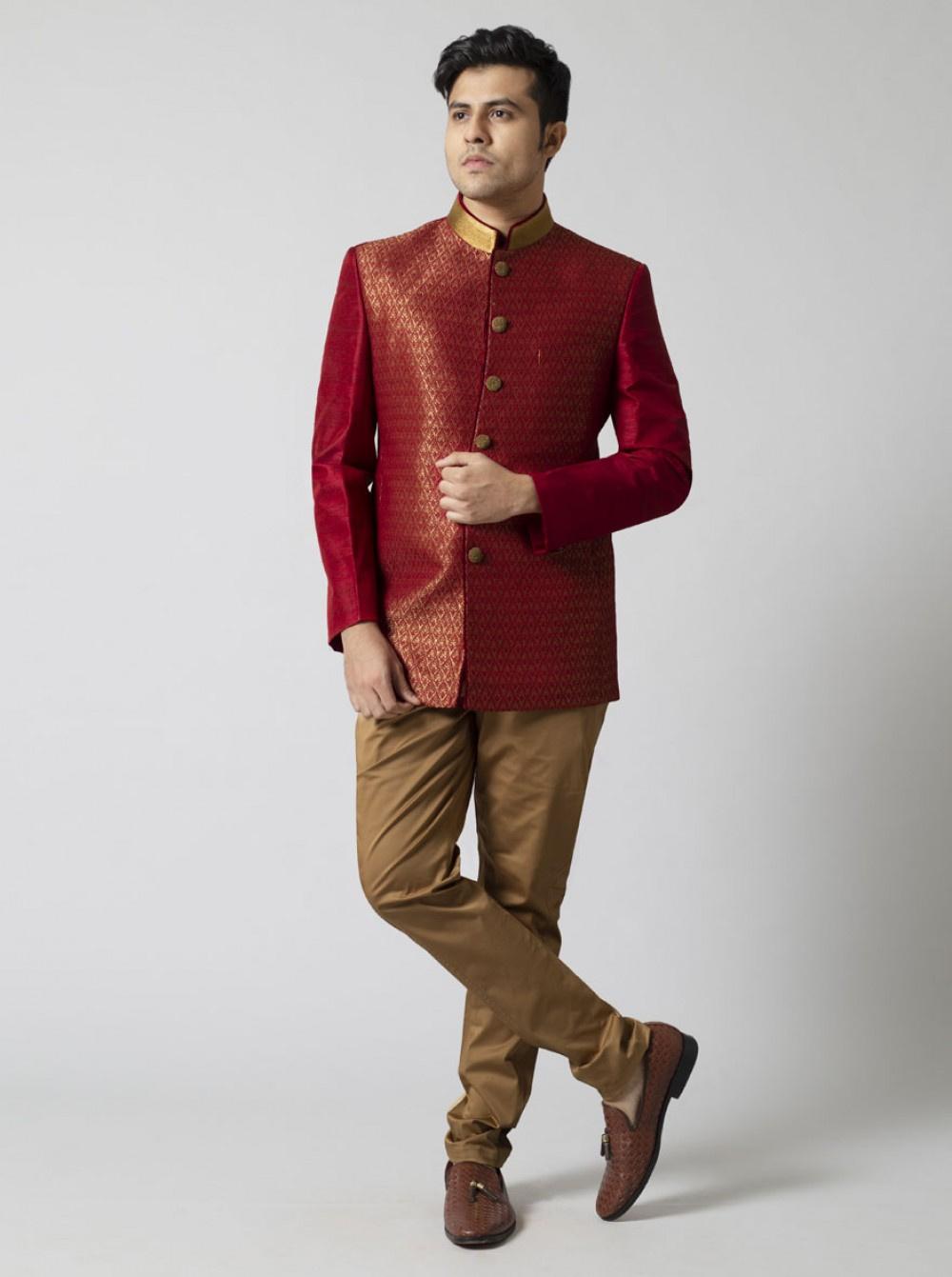 jodhpuri suit colour combination