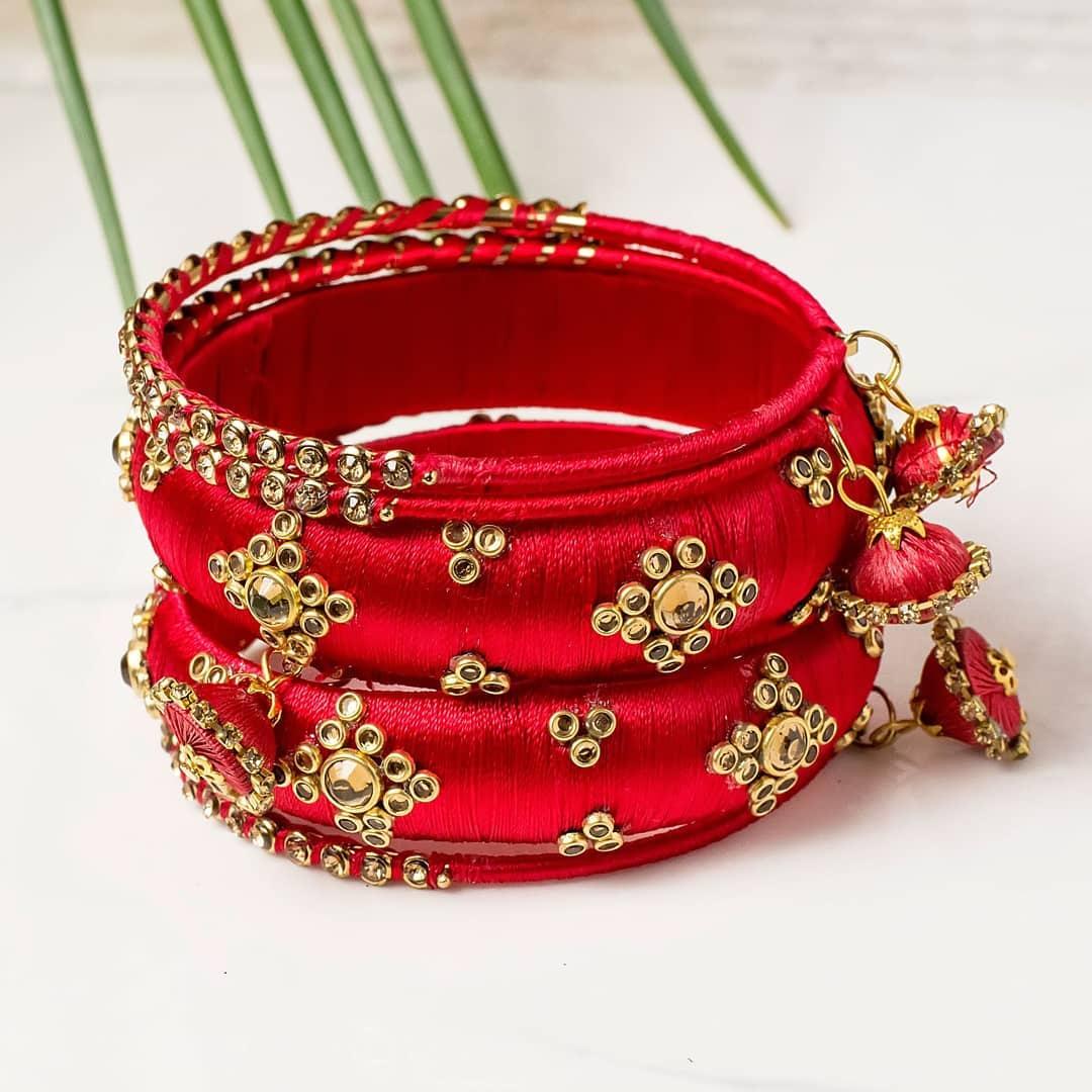 silk thread bangles 