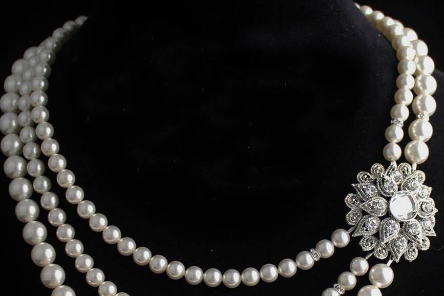 Necklace With White Pearl 2024