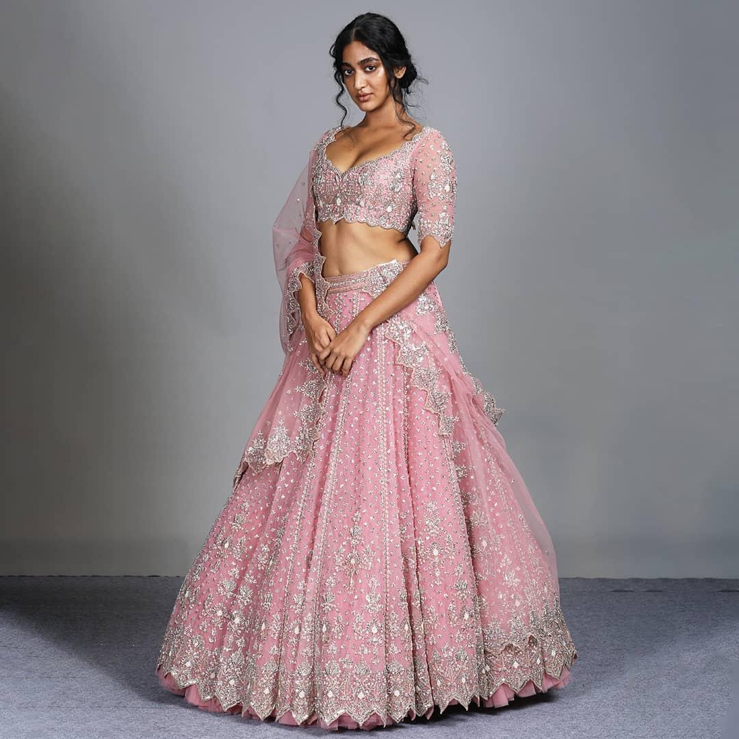 Pastel 2024 shades lehenga