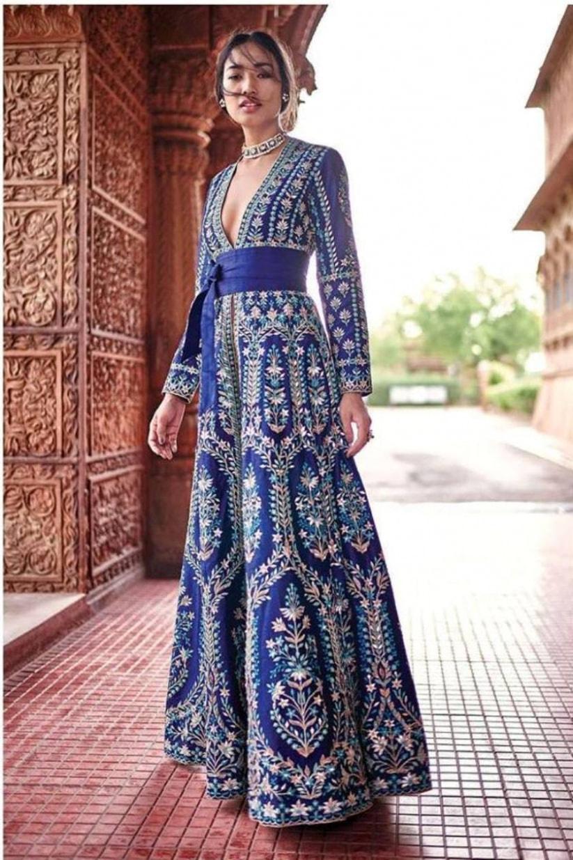 Indian Evening Gowns for Wedding Reception With Price  Best Dresses