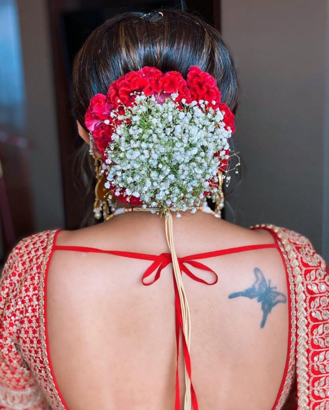 Baby breath clearance flowers in hair