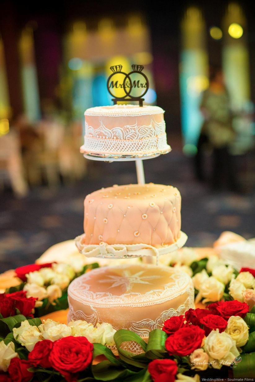 Engagement cake...Simple yet elegant - Decorated Cake by - CakesDecor