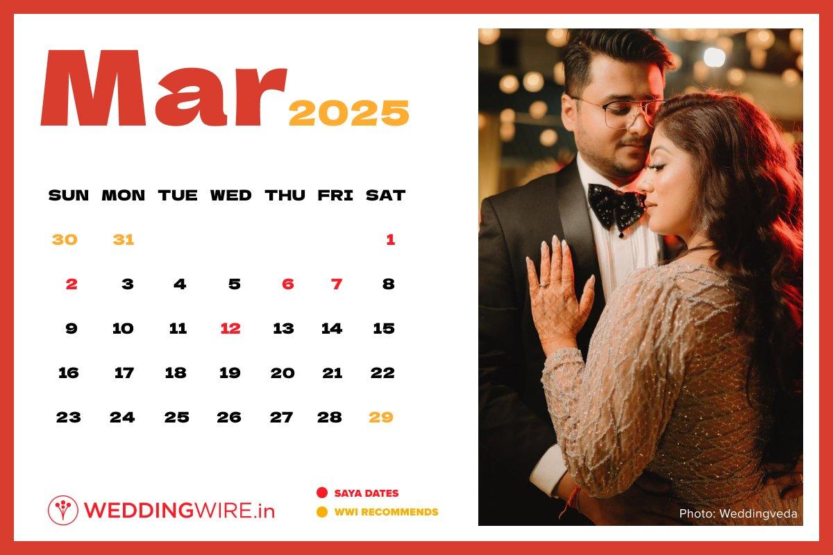 Calendar 2025 Shadi Muhurat 