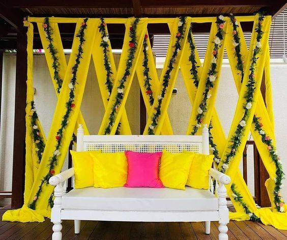 The Best Background Haldi Ceremony Decoration Ideas to Make Your  Celebrations a Smashing Success