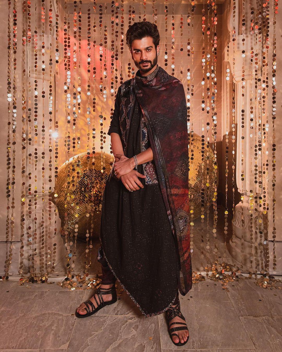Unique Menswear For Engagement Spotted At Real Weddings | Wedding dresses  men indian, Wedding outfit men, Wedding dress men