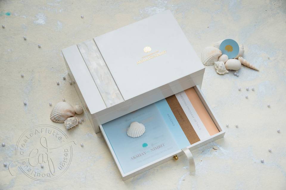 Out-of-the-box Beach Invite Ideas for Your Dreamy Sea-side Wedding