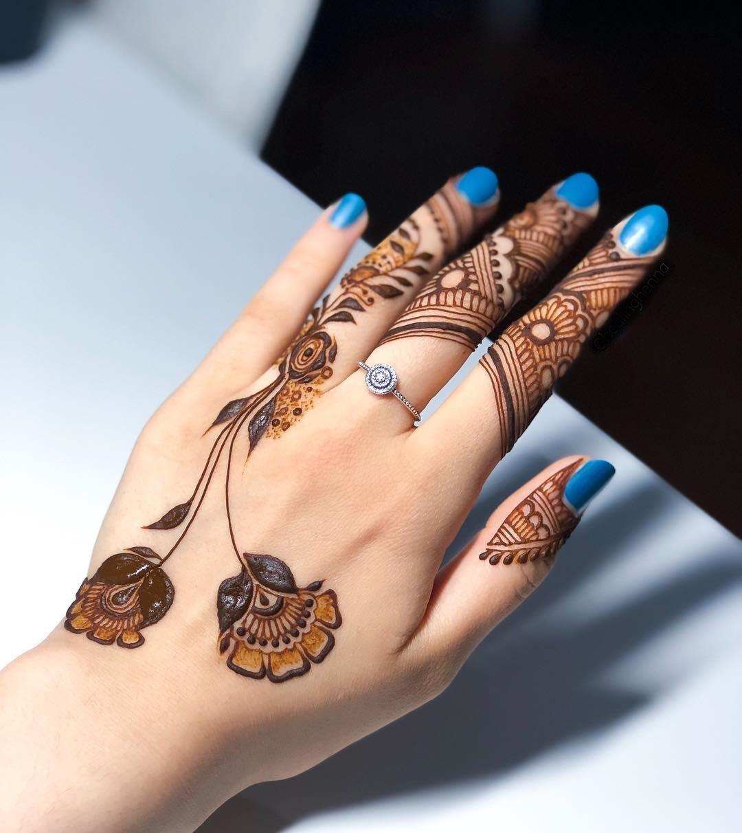 Fancy Finger Mehndi Design 2022 | https://youtu.be/jIkoMkni7lw | By  Blossoms of Love/Beautiful Mehndi DesignsFacebook