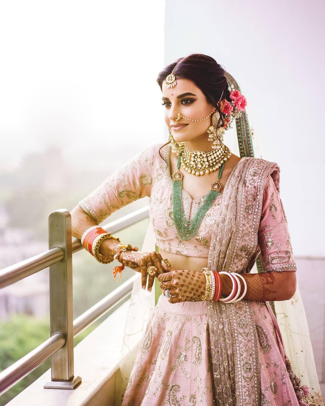 25+ Chandni Chowk Lehengas On Real Brides We Are Loving! | WedMeGood