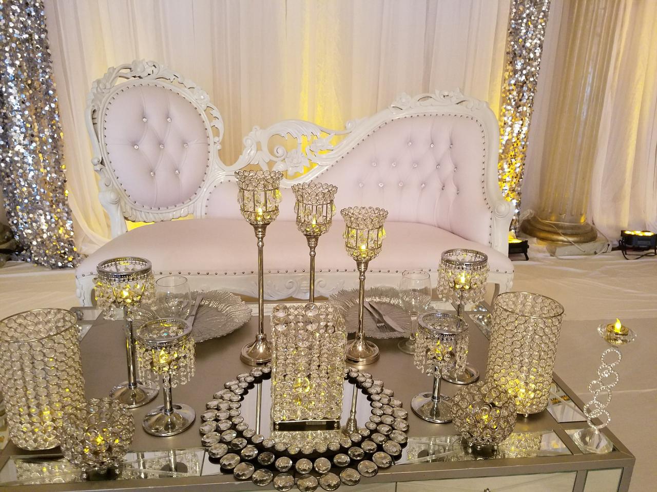 Bride & Groom White Chairs (King + Queen Chairs)