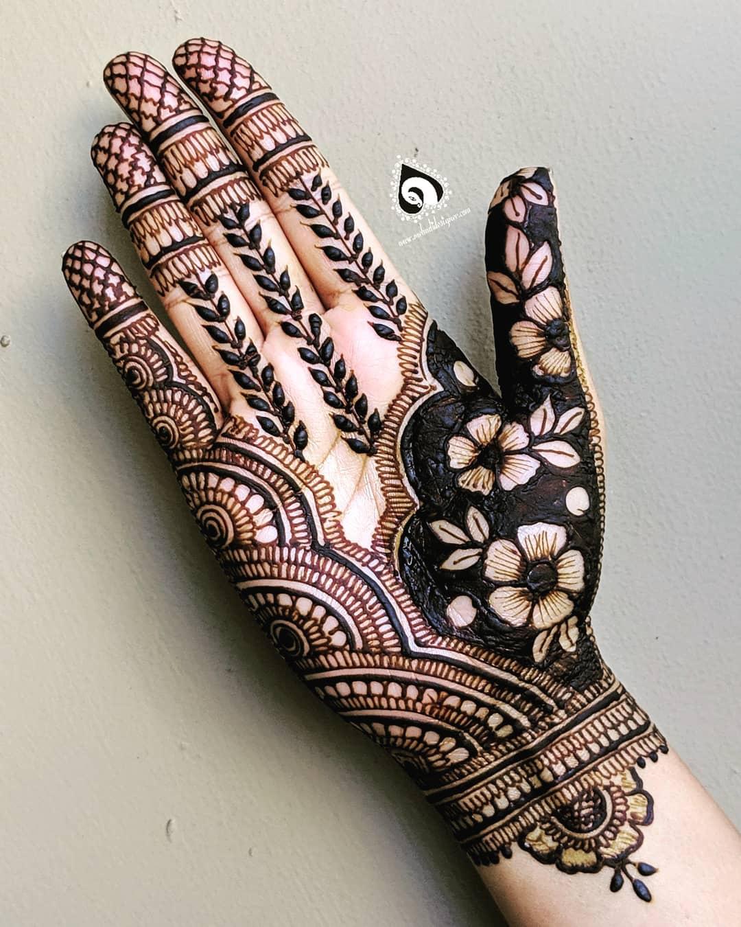 100+ Very Simple Mehndi Designs for Hands Images - TailoringinHindi