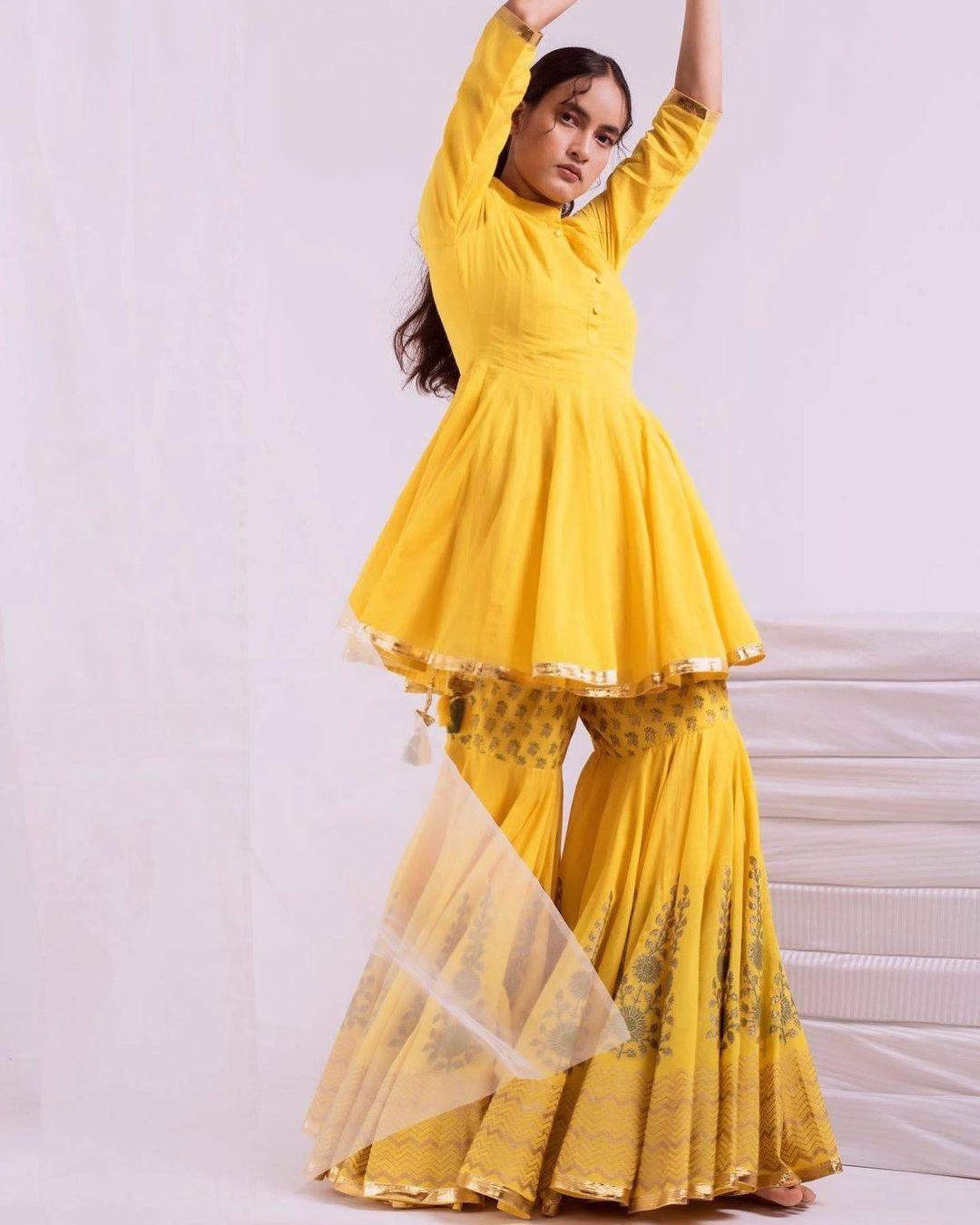 100+ Haldi Dresses for Brides, Latest Ideas for Haldi Outfits