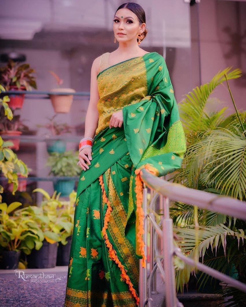 Chadorkart - Traditional Assamese Attire - Mekhla Sador