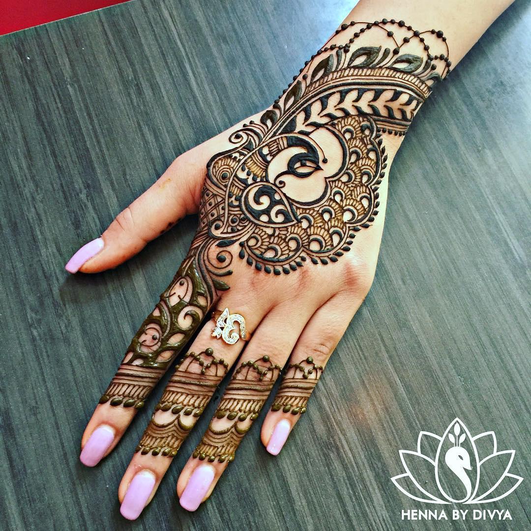 Bride Ditched Her Usual Mehendi For A White Heena Design For Her
