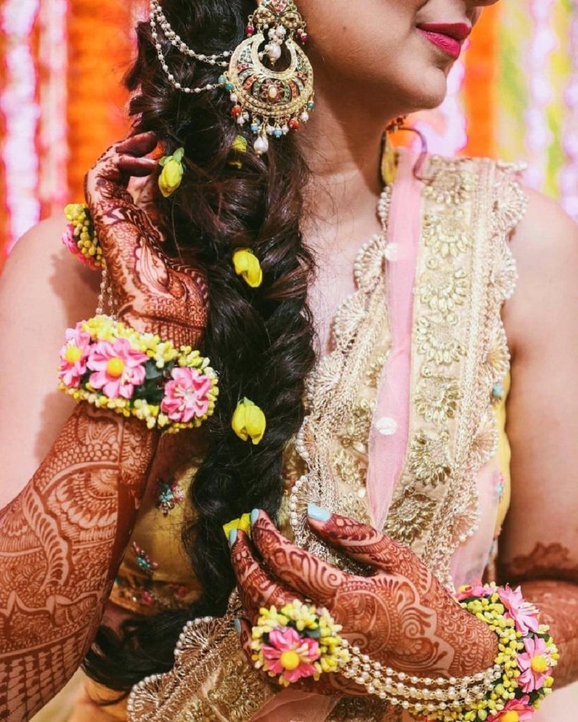 Bride Earrings For Haldi Mehendi | White Funky Earrings – aroundalways