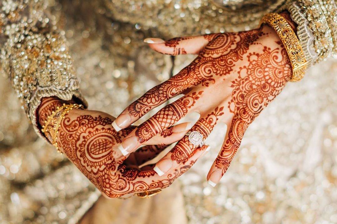 35 Striking Engagement Rings we Spotted on Real Brides | Wedding mehndi  designs, Bridal mehendi designs, Bridal mehndi designs