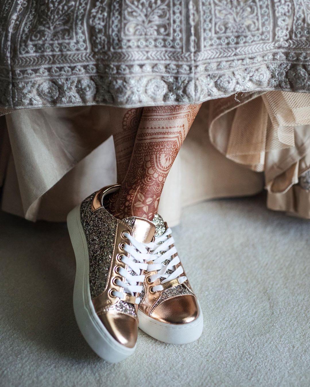 Sneaker Over Heels: Instagram-Approved Labels To Buy Your Bridal Sneakers  From! | WedMeGood