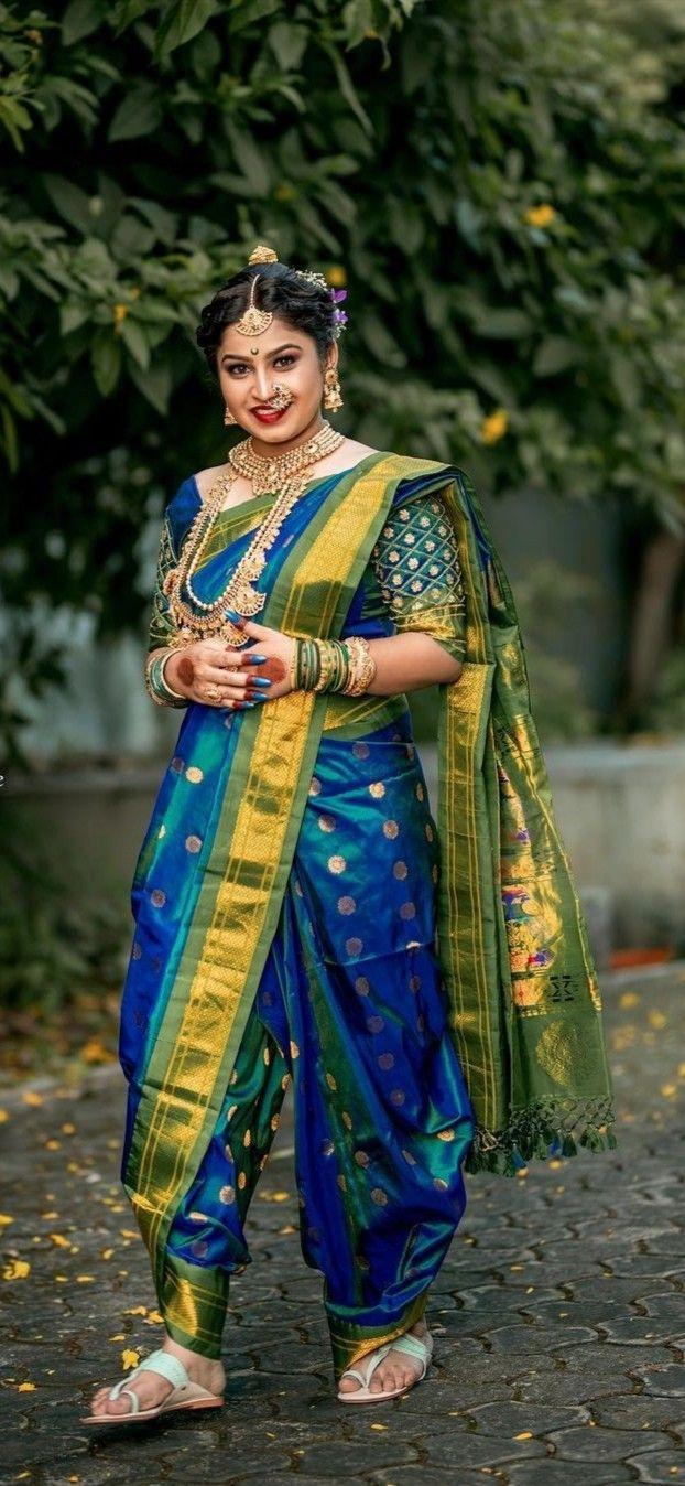 Nauvari saree dress up hotsell