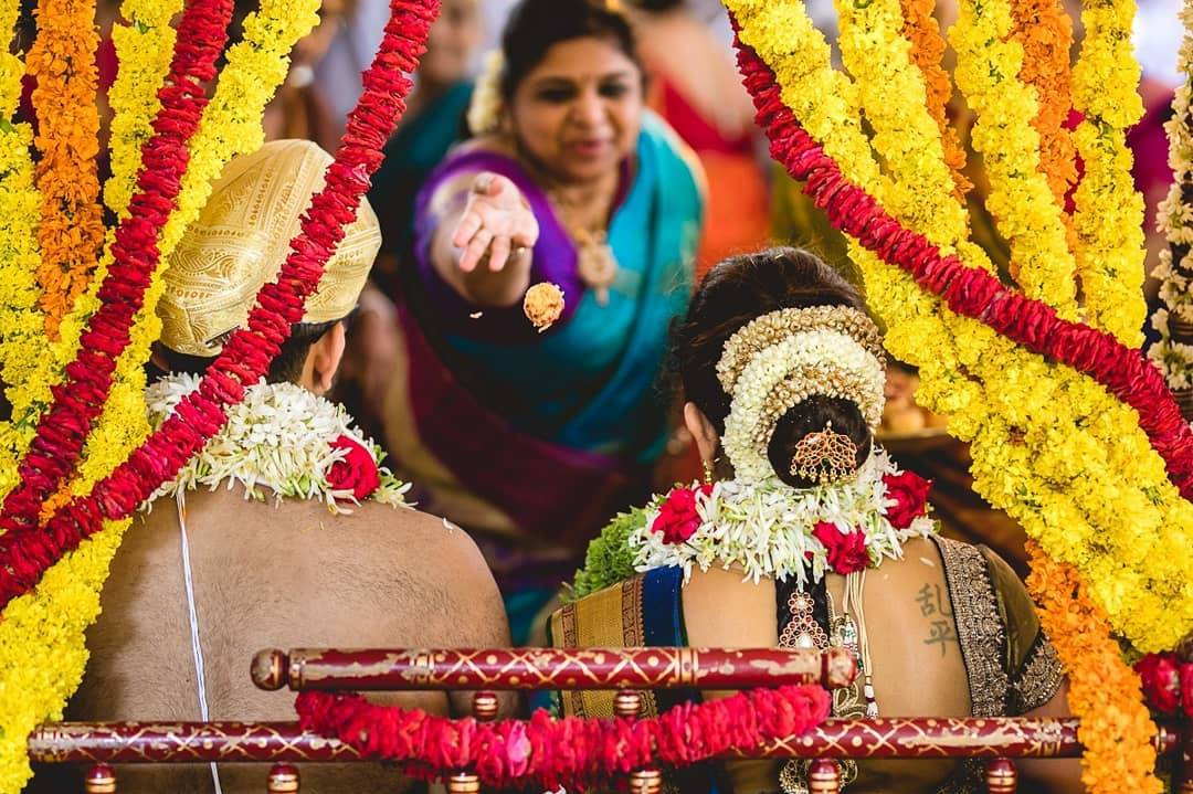 Gajra Laden Bridal Braid Trend! Hit Or Miss? | Bridal braids, South indian wedding  hairstyles, Indian wedding hairstyles