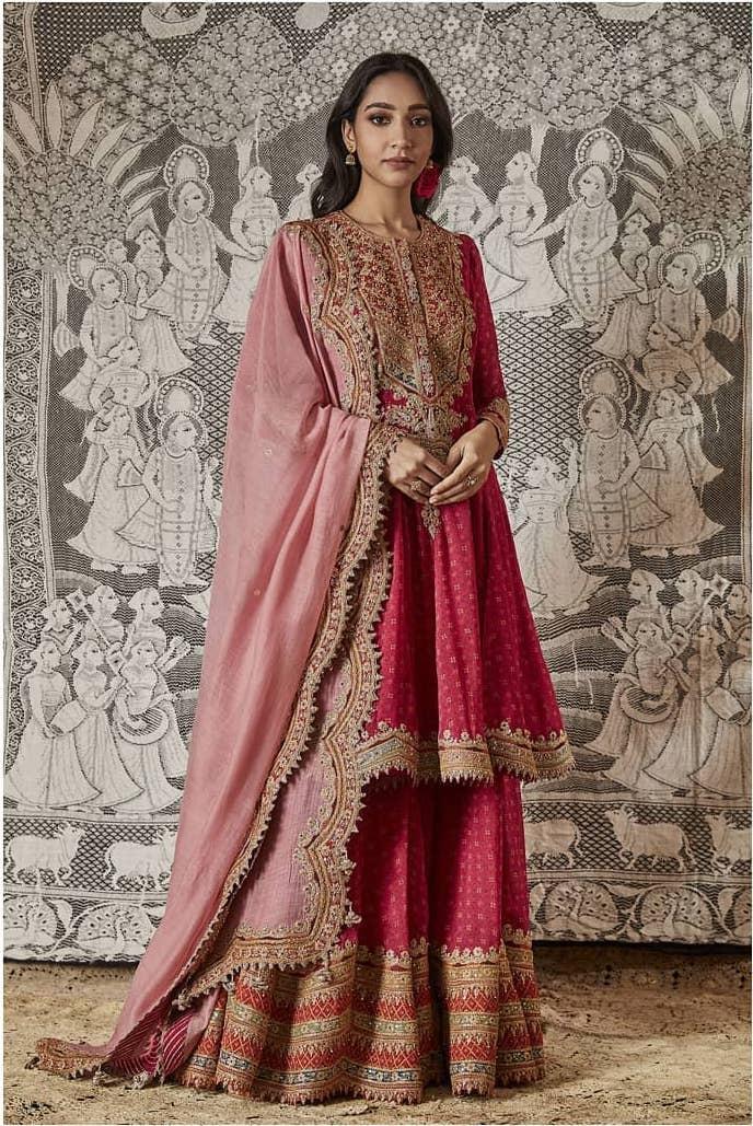 86677 karwa chauth dresses rimple and harpeet