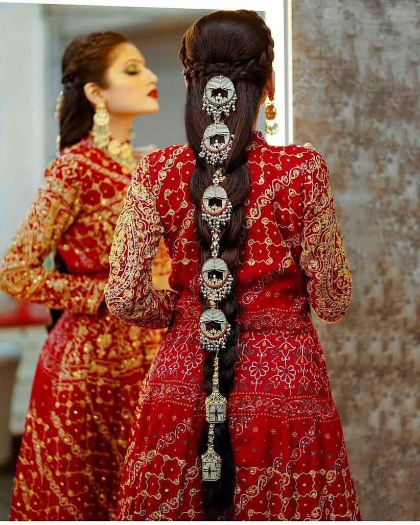 How To Wear Paranda || Hair Tutorial || Indian Wedding Festival Season ||  Brownbeautysimor - YouTube