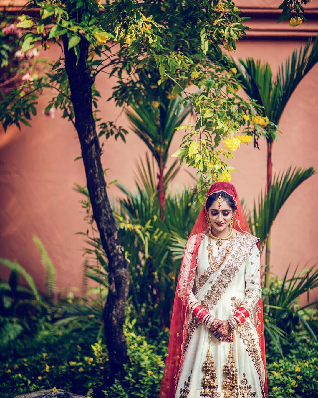 Plus Size Lace Embroidered Red Bridal Lehenga LLCV110450