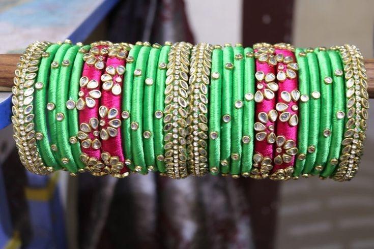 silk thread bangles 