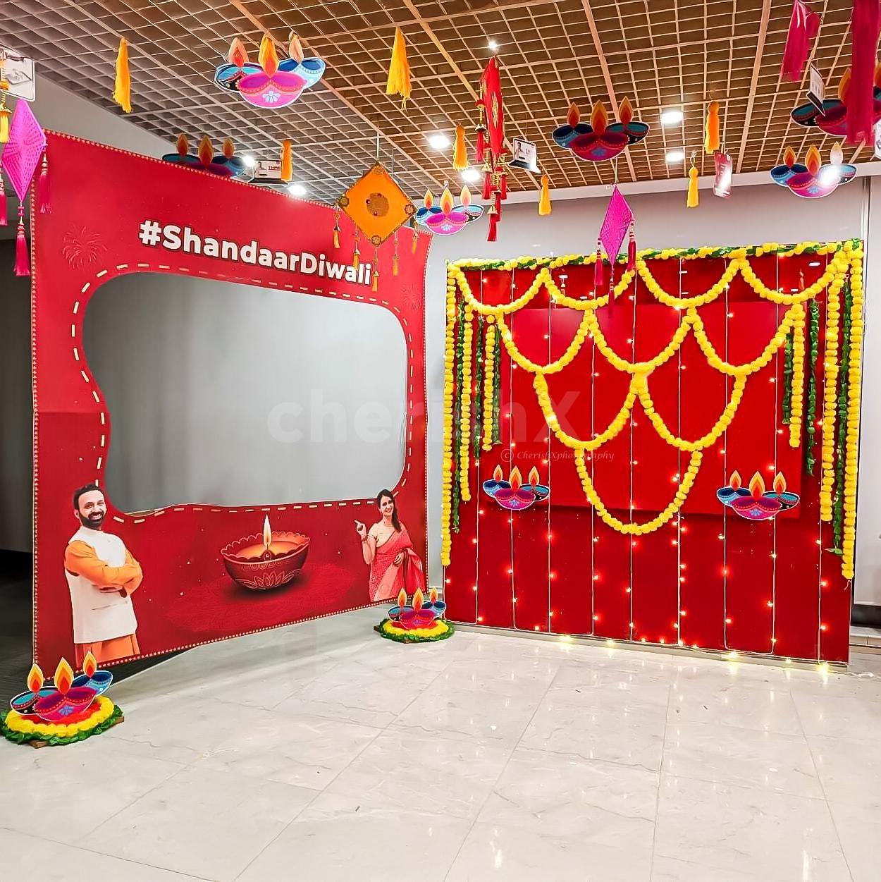  Photo Booth Idea for Diwali Decoration
